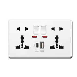 Interruptor Dimmer de Alta Calidad, 13A 250V, Unipolar, <span class=keywords><strong>3</strong></span> Vías, 1 o 2 Posiciones, Panel Blanco de PC, Estándar del Reino Unido - Product Image 4