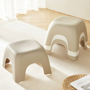 As Tong Thickened <b>Plastic</b> <b>Stool</b> 29.5x29.5x20cm PP Material Heavy Duty Household Chair Living Room Seat - Product Image 3