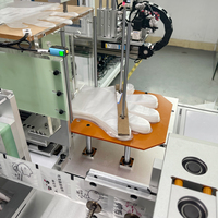 Machine industrielle de pliage et de scellage de gants automatiques |   Pour l'emballage en vrac de gants en plastique jetables dans la fabrication de produits de restauration