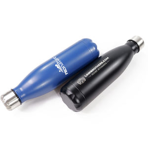 Logotipo personalizado al por mayor botella para beber promocional fácil de llevar botella de agua de cola aislada al vacío de acero inoxidable - Product Image 2