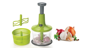 Super september 2 In Hand Salades Slap Press Légumes Oignons Ail Noix Hachoir à rotation manuelle - Product Image 4