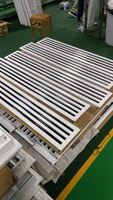 Prix d'usine Grilles de ventilation HVAC évents de sol climatisation registres à fentes linéaires diffuseur d'air persiennes en aluminium