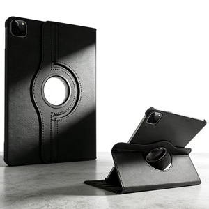 Étui de tablette en cuir avec logo OEM, vente en gros d'usine, pour Pad 6 6Pro 5 <span class=keywords><strong>5Pro</strong></span> Mi Pad SE, support rotatif à 360°, 28x22 - Product Image 1