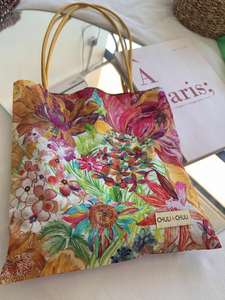 Sacs de courses en toile à motif bohème imprimé intégral, haute qualité, directement de l'usine, tendance, pour collations et activités de plein air, personnalisables, vente en gros - Product Image 2