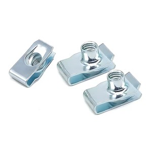 Écrou à ressort Q312 couleur <span class=keywords><strong>zinc</strong></span> / <span class=keywords><strong>zinc</strong></span> blanc, écrou à clipser de type U, clip de retenue de panneau automobile, écrou d'insertion, attaches pour voiture - Product Image 4