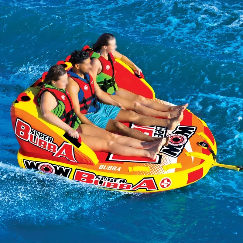 1-4 riders water toys inflatable towables flying towable tube water jet ski boat sofa counch tubes