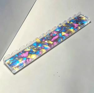 Soportes Magnéticos de Lujo Personalizados para Mahjong, de Acrílico Transparente, con Patas Metálicas Plegables, para 4 Jugadores - Product Image 1
