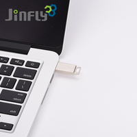 JINFLY venta superior 100% marca Original USB Flash Drive 512MB-128GB Mini tamaños USB 2,0 interfaz regalos de navidad