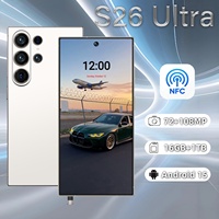 S26 Ultra NFC RAM 16GB ROM 1TB Layar 6.9" 5G Android 15 Baterai Lebih dari 8000mAh Prosesor 10 Core Snapdragon 8 Gen 4 Kamera AI Dual SIM Kartu TF