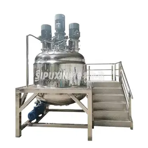 2023 Hot sale 1000L vacuum emulsify mixer machine toothpaste making machine