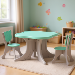 Juego de Mesa de Comedor para Niños, Diseño Moderno y Seguro de Plástico para Niños - Product Image 2
