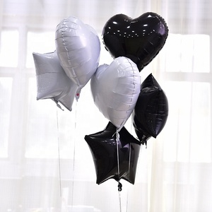 All'ingrosso 18 pollici Mylar <span class=keywords><strong>elio</strong></span> palloncino a forma di cuore palloncini di alluminio per la doccia nuziale di San Valentino - Product Image 5