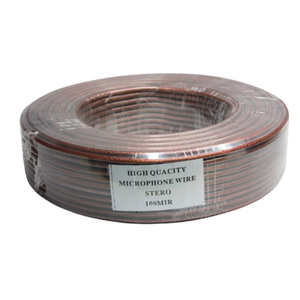 24awg 2 Conductor 100m <span class=keywords><strong>Super</strong></span> doux cuivre pur blindé XLR microphone câble audio transparent bleu rouge jaune microphone câble - Product Image 4