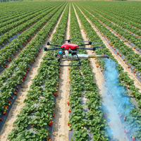 Drone pulvérisateur thermique télécommandé pour usage agricole, lutte commerciale contre les moustiques, arbres fruitiers, canne à sucre, durée de vie de 3 ans