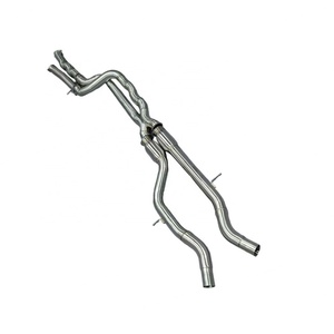 304 Stainless Steel Equal Length / Single Pipe Exhaust Midpipe for BMW F80 M3 F82 M4 S55 2014-2020 - Product Image 4