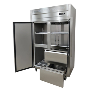 <b>Fan</b> Cooling Frost Free Stainless Steel Freezer Fridge Hotel Kitchen Catering Equipment Comercial Restaurant Refrigerator - Product Image 4