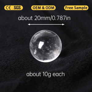 Esfera de Cristal Natural Pulida a Mano, Mini Esfera de Cuarzo Transparente de 2 cm para Decoración - Product Image 5