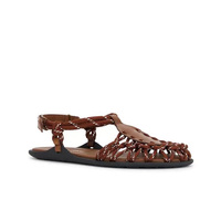 Chaussures pour femmes, nouveaux modèles, sandales plates d'été pour femmes, sandales en cuir pour femmes
