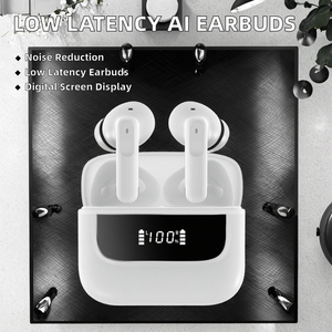 Audífonos V5.4 con Latencia Ultrabaja, Efecto ENC, Diseño Moderno, Pantalla Digital, Indicador de Batería, Chipset JL, IPX-5, Bajos Profundos - Product Image 2