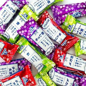 Makanan ringan Jepang <span class=keywords><strong>Hi</strong></span> mengunyah jus buah Sandwich permen Gummy anggur stroberi rasa buah susu permen - Product Image 3