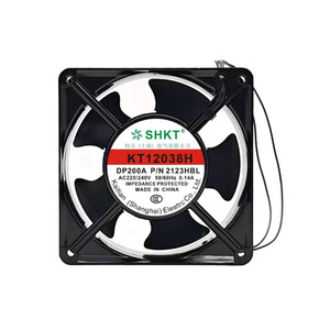 Ventilateur axial Kaitian SHKT KT12038H 220V/380V 2800 tr/min, montage mural, noir, en alliage d'aluminium, fabriqué en Chine - Product Image 1