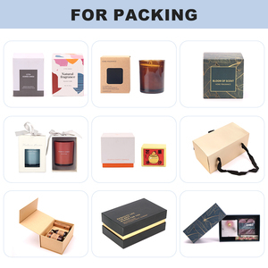 Ensemble cadeau de bougies parfumées sur le thème de Noël et du Nouvel An, écologiques, en gros, faites à la main, modernes, en <span class=keywords><strong>cire</strong></span> de soja biologique pour la décoration de la maison, les fêtes - Product Image 5