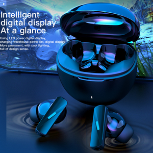 Factory Mate 90 True Wireless Earbuds Étanche BT 5.5 Chargeur Rapide Annulation du Bruit Affichage Numérique Mic Budget Sports In-Ear - Product Image 5