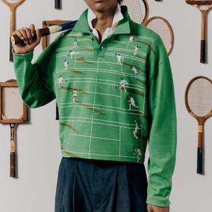 ニットジャージーメンズプリントラグビーシャツアンチシュリンクジャンパーニットプルオーバーセーターカスタムロゴセーター - Product Image 6