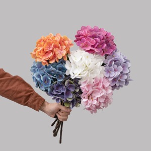 ดอกไฮเดรนเยียประดิษฐ์ CallaFloral ก้านเดี่ยว วัสดุ PVC สำหรับตกแต่งงานแต่งงานในร่ม สไตล์ INS - Product Image 2