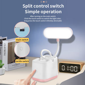 Lámpara de escritorio LED Protección ocular Aprendizaje Modelo de carga Soy un almacenamiento multifuncional Lámpara de escritorio de carga USB - Product Image 5