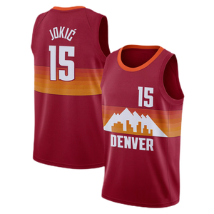 2025 última camiseta <span class=keywords><strong>de</strong></span> <span class=keywords><strong>baloncesto</strong></span> cosida barata Denver 15 Nikola Jokic 27 Jamal Murray - Product Image 4