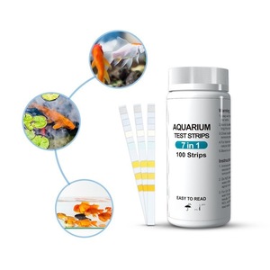 Papier de <span class=keywords><strong>test</strong></span> 7-en-1 pour aquarium et bassin : pH, dureté, alcalinité - Lecture facile pour le contrôle de la qualité de l'eau des piscines, spas et bains <span class=keywords><strong>à</strong></span> remous - Product Image 3