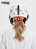 Smok PROPRO — casque de protection pour la neige, pour le Snowboard, le Ski, avec manchette pour oreilles et visière