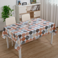 Nappe de table unie en vinyle RNPT, soyeuse et lisse, couleur orange, pour table rectangulaire de style italien