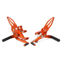 Reposapiés Ajustables CNC para Motocicleta KTM DUKE390 DUKE250 DUKE 390 DUKE 250 2024-2025, Accesorios para Pedales