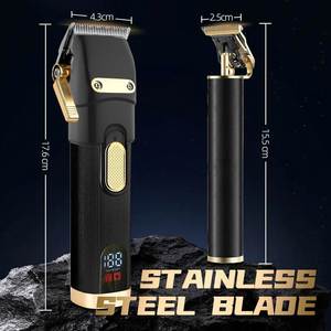 Professional Rechargeable LED Electric <b>Barber</b> Best Adjustable Hair for with USB Power Source - Product Image 2