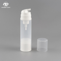 Fournisseur OEM ODM – Flacon pompe airless de luxe vide 50ml 80ml 100ml pour savon liquide et mousse, avec impression de logo personnalisée, pour crème visage et crème contour des yeux