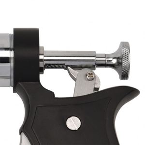 Jeringa de metal automática para uso veterinario, jeringa negra de 50ml - Product Image 4