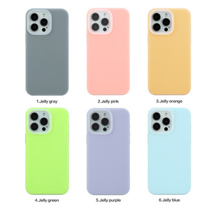 เคสซิลิโคนเจลลี่ S011 สำหรับ iPhone 17 16 15 14 Pro Max เคสซิลิโคนเหลว ขายส่ง กันกระแทก แม่เหล็ก - Product Image 6