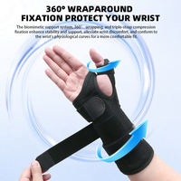 Attelle de soutien du poignet réglable, orthopédique, pour le syndrome du canal carpien, la tendinite et la récupération de la douleur au poignet, fabrication OEM