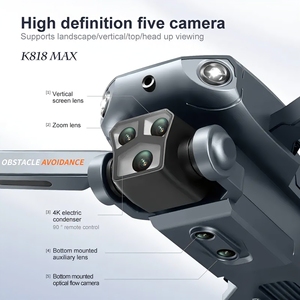K818max chuyên nghiệp 4K FPV điều khiển từ xa <span class=keywords><strong>Drone</strong></span> <span class=keywords><strong>6</strong></span> trục con quay hồi chuyển 360 độ lật <span class=keywords><strong>Wifi</strong></span> máy ảnh tránh chướng ngại vật vật liệu nhựa - Product Image 3