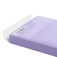 Boîte d'emballage de luxe vide pour palette de fards à paupières en carton blanc personnalisé avec impression UV sélective pour marque de cosmétiques