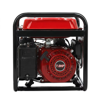 Generador Portátil de Gasolina de 1500W, 1.5kW, de Marco Abierto, Arranque Manual por Retroceso, Generador Pequeño para Uso en Exteriores