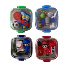 Boîte à lunch mignonne Dessert maquillage gomme ensemble étudiant cadeau de Noël pour les enfants