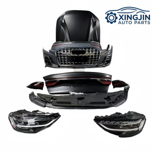 Kit carrosserie complet pour Audi A8 <span class=keywords><strong>D5</strong></span> : Pare-chocs avant, calandre, lèvre avant, phares LED – Modèle 2025 amélioré, best-seller - Product Image 2