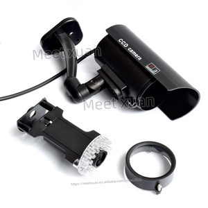 Caméra factice de sécurité extérieure/intérieure avec LED rouge clignotante – Non fonctionnelle, simulation de vidéosurveillance - Product Image 2