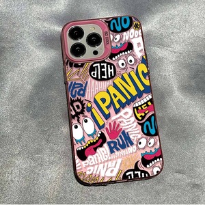 Nouvelle coque de téléphone transparente personnalisée avec motif graffiti créatif pour iPhone 17 16 15 13 Pro Max, motif dessin animé peint - Product Image 5