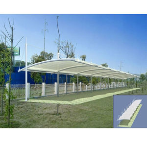 Estructura de Acero para Techo de Estacionamiento, Diseño de Estructura de Armazón de Acero Directo de Fábrica, Cobertizo para Estacionamiento de Autos, Carpa para Estacionamiento - Product Image 2
