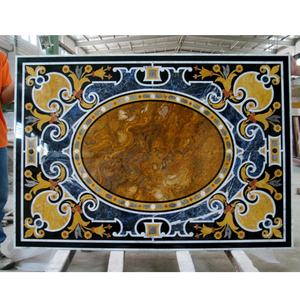 Design personalizzato palazzo privato e Majlis progetto Waterjet marmo medaglione pavimento piastrelle - Product Image 4