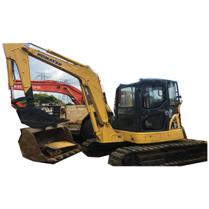 Used Komatsu PC55MR Mini Excavator Strong <b>Climbing</b> Ability Suitable For Complex Terrain Sale in Shanghai - Product Image 1